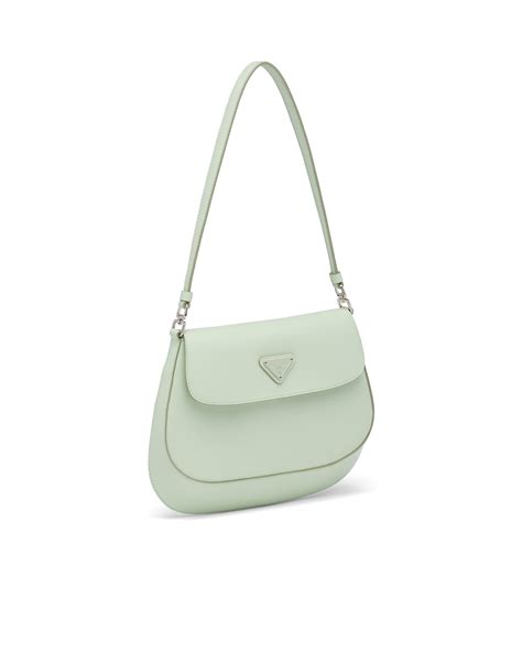 prada cleo flap white